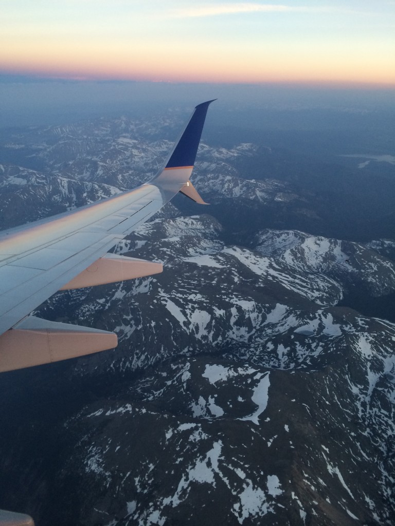 Flying over Colorado