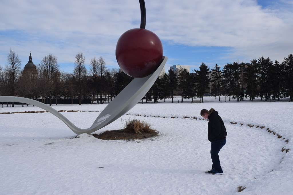 Checking too make sure the lake was all iced out. 