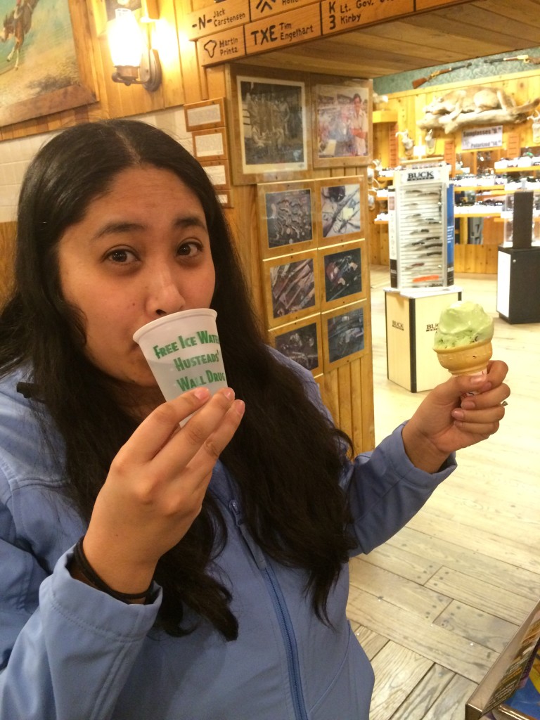 free ice water at wall drug