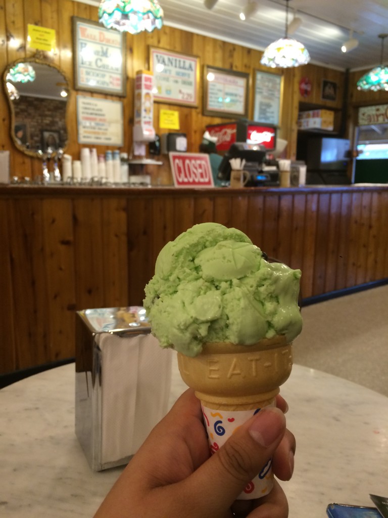 They even had delicious homemade ice cream! 