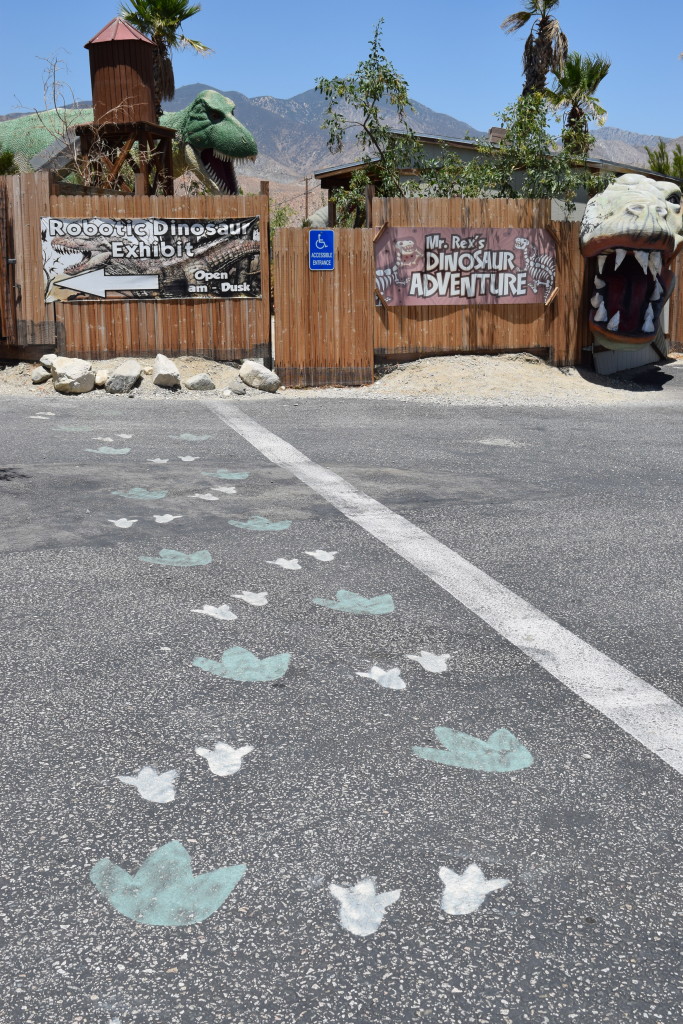 footprints on the ground