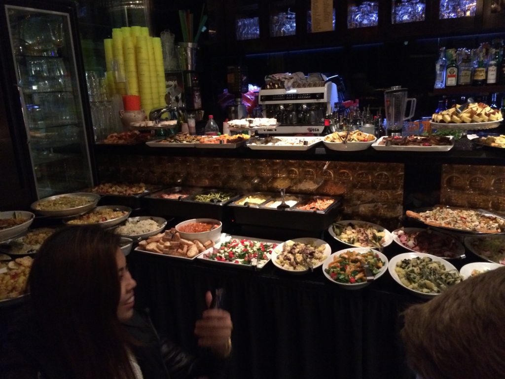 That buffet was the best part of the Bar! 