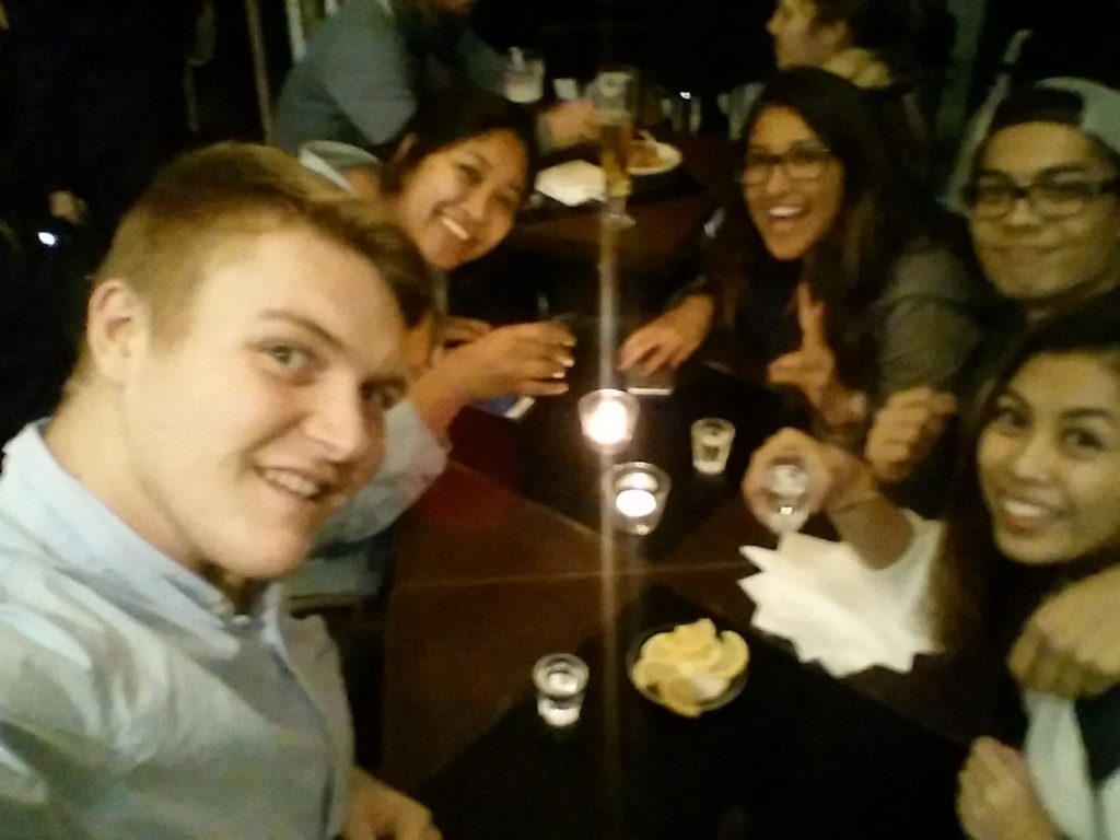 About to take the Tequila shot! 