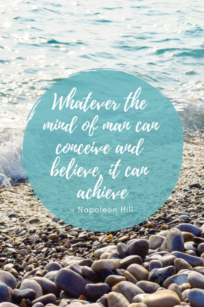 Whatever the mind of man can conceive and believe, it can achieve