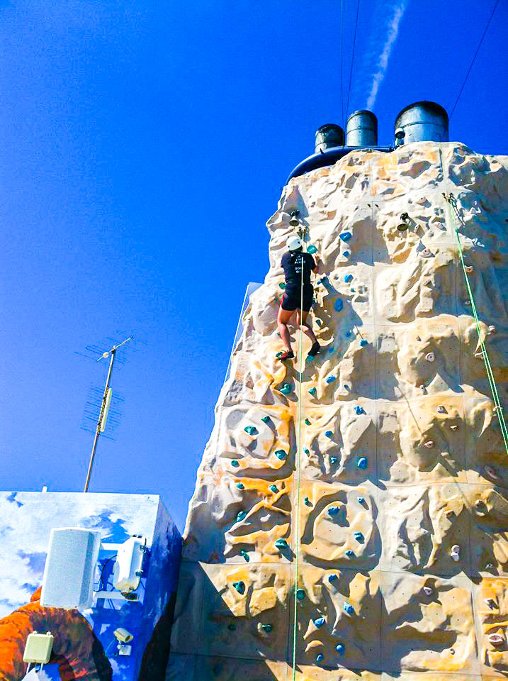 Rock Wall - Cruise Ship Fun